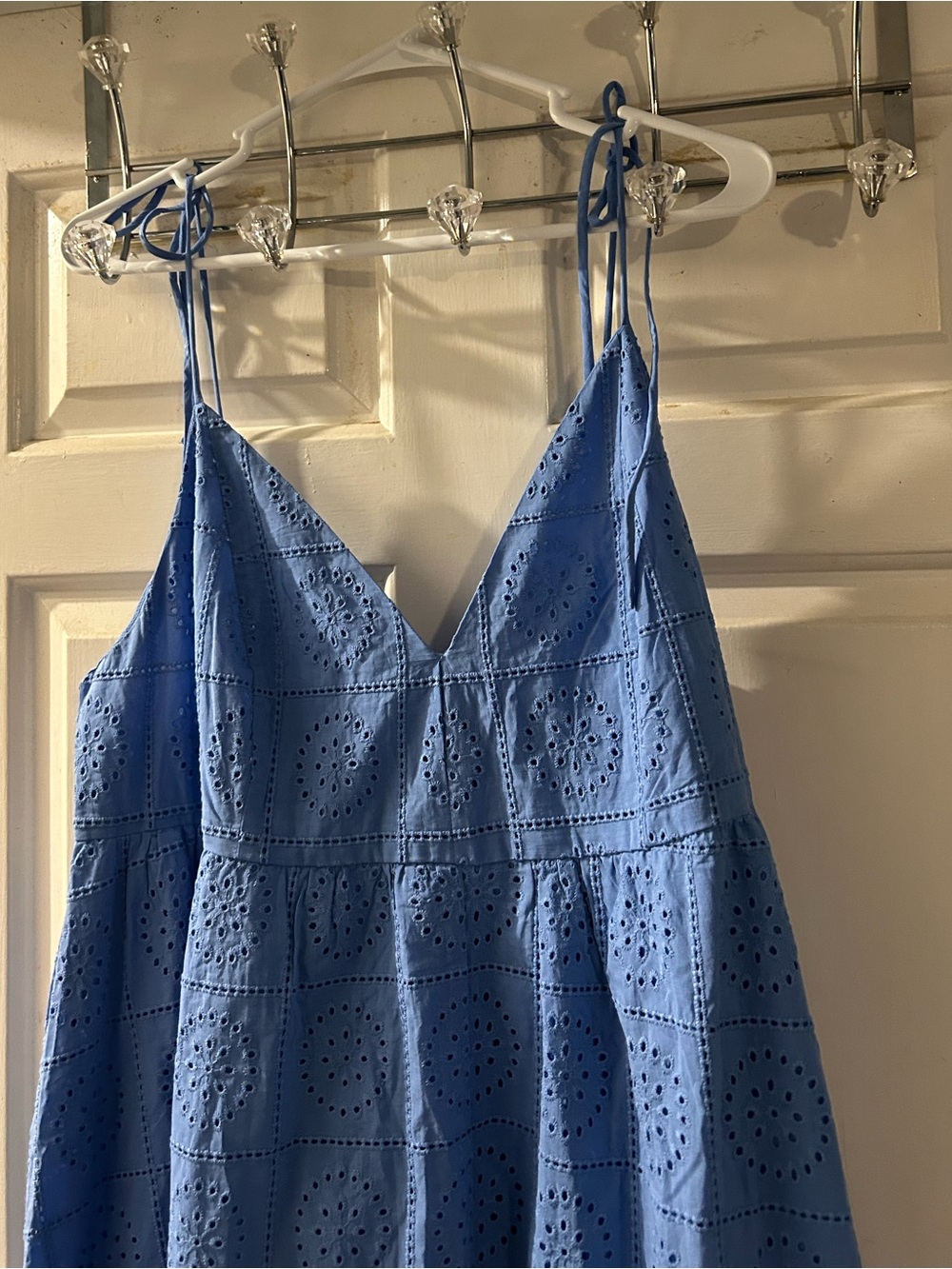 H&M Light Blue Eyelet Sundress - Picture 2 of 5